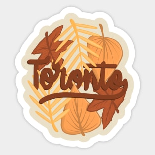 Toronto maple leaf Sticker